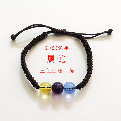  2023兔年 属蛇 生旺三色手绳